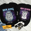 Personalized Lion King And Queen Love Couple T Shirt SB193 65O58 1