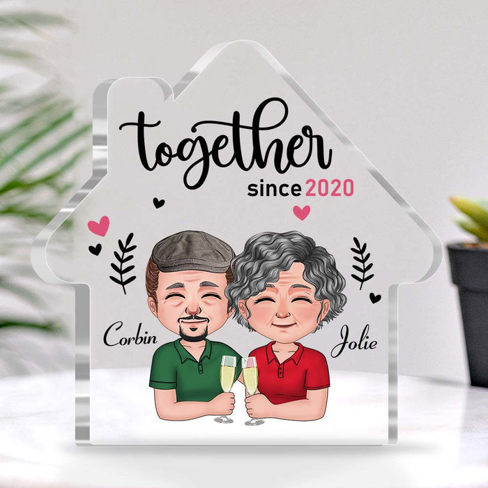 Personalized Couple Together House Plaque 22847 1