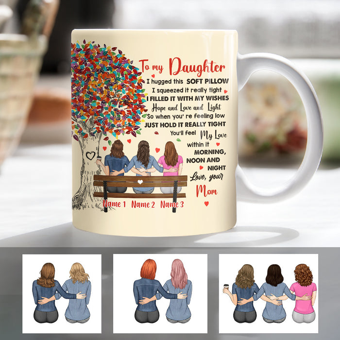 Personalized Mom And Daughter Love Tree Mug FB22 67O60 1