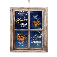 Personalized Memorial Butterfly I Believe There Are Angels Among Us Ornament 30091 thumb 1