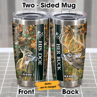 Personalized Hunting Couple We Got This Steel Tumbler  JR42 87O60 thumb 1