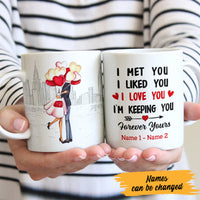 Personalized Couple Valentine I'm Keeping You Mug JR212 67O47 thumb 1