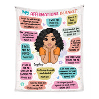 Personalized Inspiring Gift For Granddaughter Affirmation Blanket 31293 thumb 1