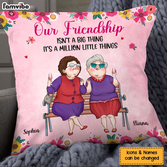 Personalized Gift For Friends It's A Million Little Things Pillow 30821 1
