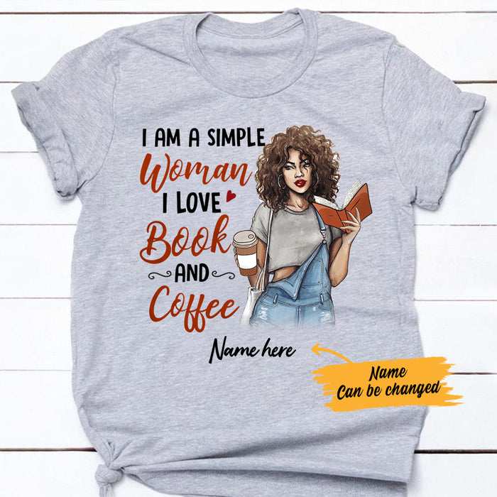 Personalized I Am A Simple BWA Coffee T Shirt AG281 29O57 1