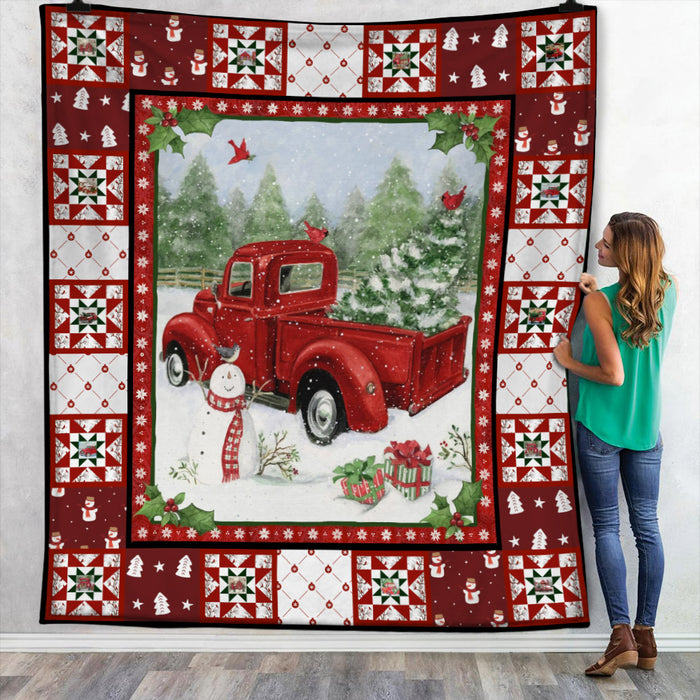 Red Truck Christmas Blanket NB274 81O53 1