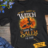 Personalized Halloween Not Every Witch Lives In Salem T Shirt JL151 65O34 thumb 1
