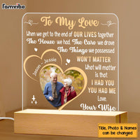 Personalized Couple Gift We Have Each Other Plaque LED Lamp Night Light 31382 thumb 1