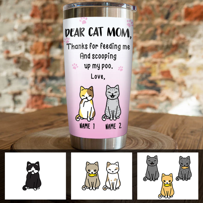 Personalized Cat  Steel Tumbler DB171 73O57 1
