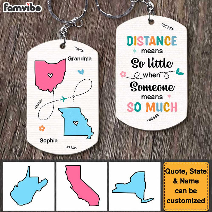 Personalized Gift For Long Distance Relationship Aluminum Keychain 22823 1