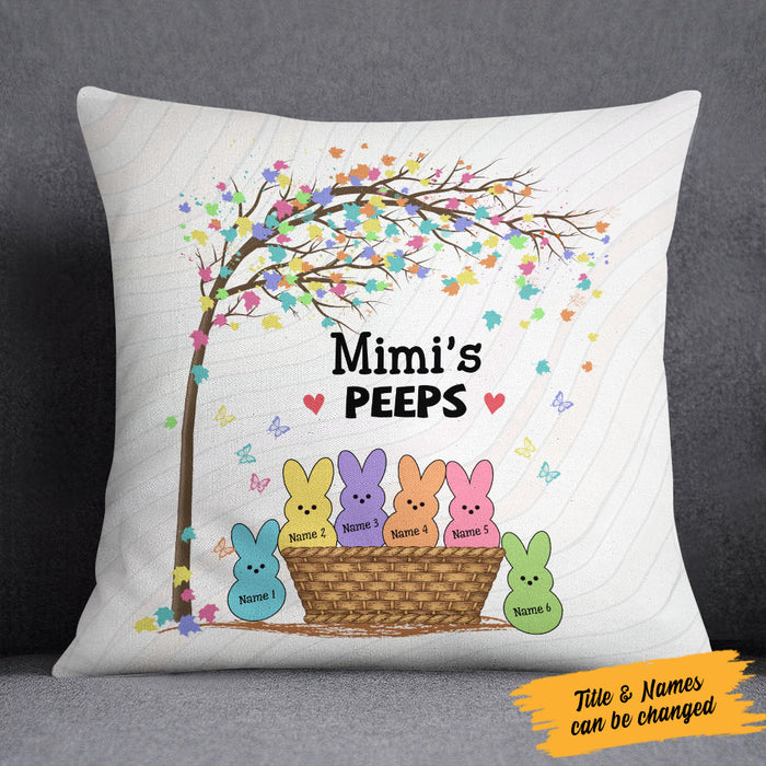 Personalized Grandma Bunny Easter Pillow MR15 73O58 (Insert Included) 1