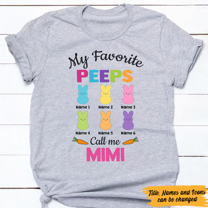 Personalized Grandma Easter Bunny T Shirt FB201 26O47 1