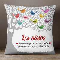 Personalized Spanish Mamá Abuela Family Tree Mom Grandma Pillow AP72 65O53 (Insert Included) thumb 1