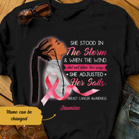 Personalized Breast Cancer Sailing BWA T Shirt AG82 28O58 thumb 1