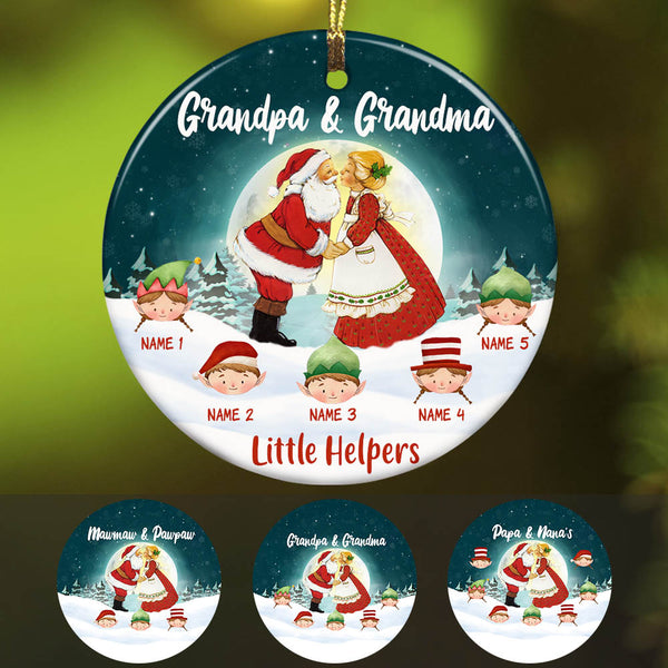 Personalized 'Little Santas' Grandma Ornament: Festive Gift for Grandma -  Famvibe