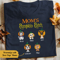 Personalized Moms Pumpkin Patch Dog  Halloween T Shirt JL241 73O58 thumb 1