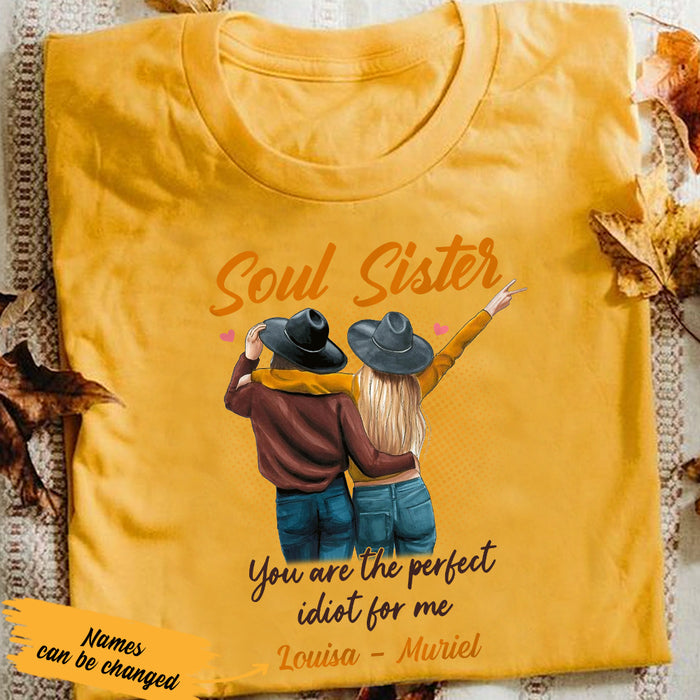 Personalized Girl Friends Perfect Idiot T Shirt AG53 27O36 1