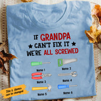 Personalized Dad Grandpa T Shirt MY143 30O58 thumb 1
