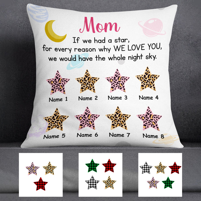 Personalized Mom Grandma Star Pillow MR185 26O58 (Insert Included) 1