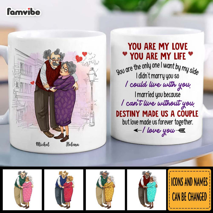 Personalized Couple Gift You Are My Love You Are My Life Mug 31266 1