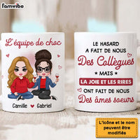 Personalized Gift For Friends French Collègues Mug 30449 thumb 1
