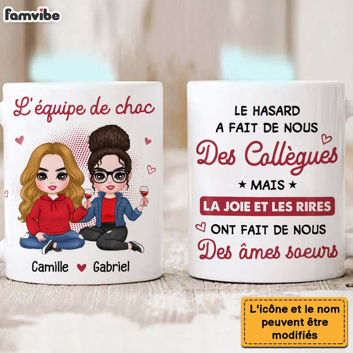 Personalized Gift For Friends French Collègues Mug 30449 1