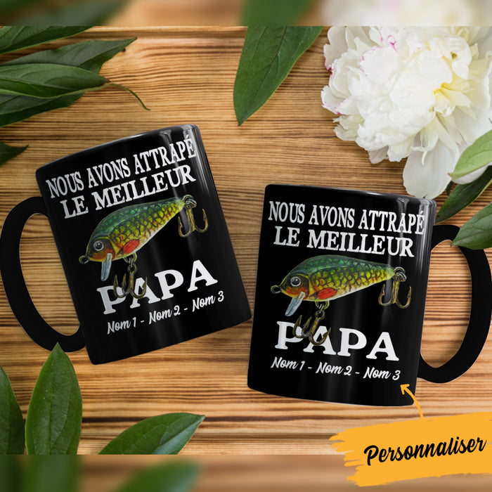 Personalized Dad Grandpa Fishing French Grand-père Mug MR313 95O36 1