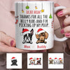 Personalized Thanks Dog Dad Christmas Mug OB202 30O34 1