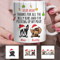 Personalized Thanks Dog Dad Christmas Mug OB202 30O34 thumb 1