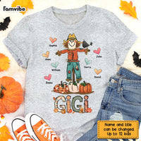 Personalized Fall Grandma Scarecrow T Shirt AG294 23O28 thumb 1