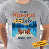 Personalized Lake Husband & Wife White T Shirt JL13 95O65 thumb 1