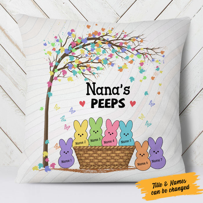 Personalized Grandma Bunny Easter Pillow MR15 73O58 (Insert Included) 1