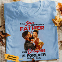 Personalized BWA Dad And Daughter Love T Shirt AG173 81O47 thumb 1