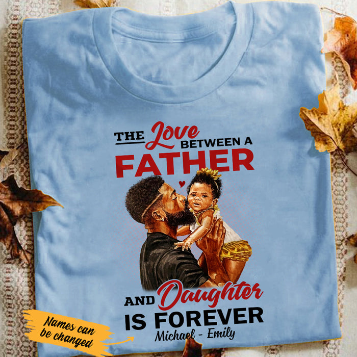 Personalized BWA Dad And Daughter Love T Shirt AG173 81O47 1