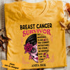 Personalized Skull Girl Breast Cancer T Shirt AG253 85O36 1