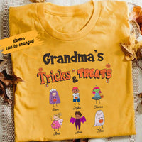 Personalized Halloween Grandma  White T Shirt JL161 95O36 thumb 1