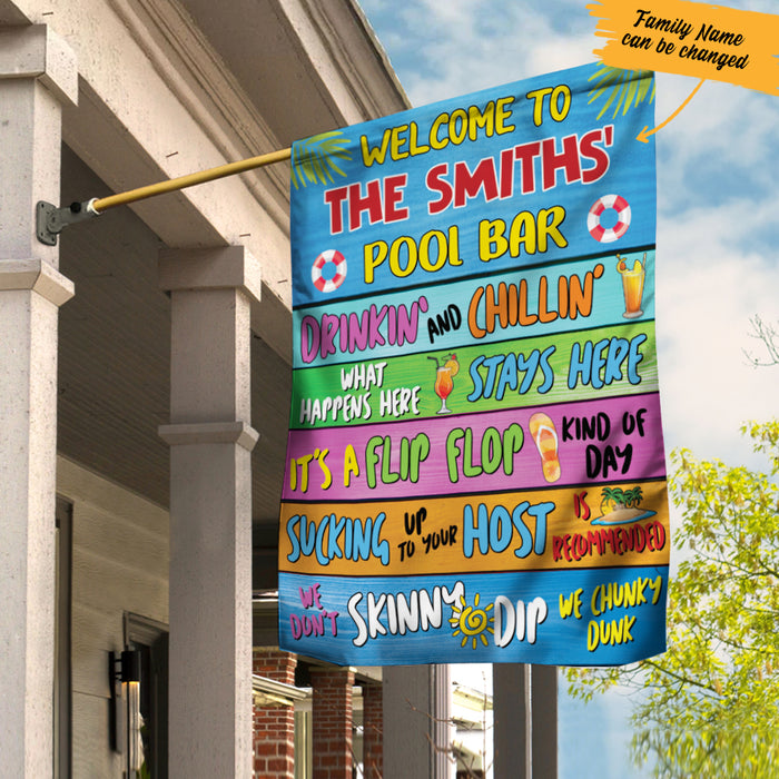 Personalized Pool Bar Flag AG201 73O57 1