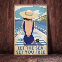Beach Girl Canvas JN243 73O36 thumb 1