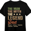 Personalized Gift For Dad  The Man The Myth The Legend Shirt - Hoodie - Sweatshirt 32127 1
