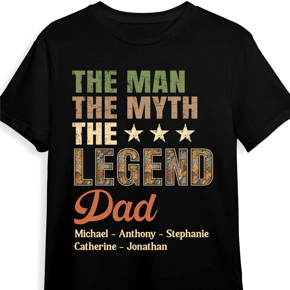 Personalized Gift For Dad  The Man The Myth The Legend Shirt Hoodie Sweatshirt 32127 Primary Mockup