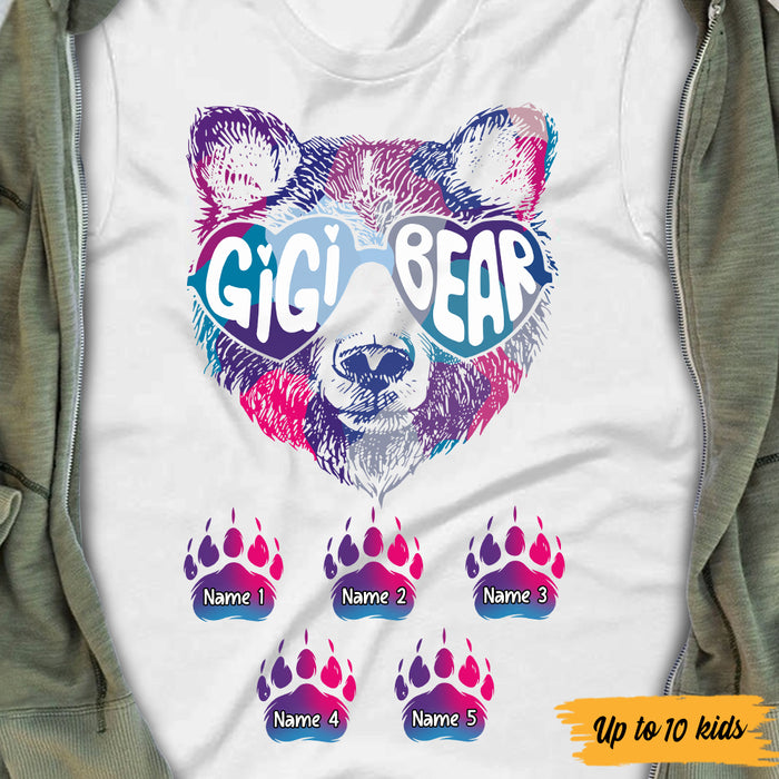 Personalized Mom Grandma Bear T Shirt MY133 30O47 1
