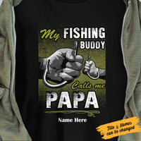 Personalized Dad Grandpa Fishing  T Shirt MY141 26O53 thumb 1