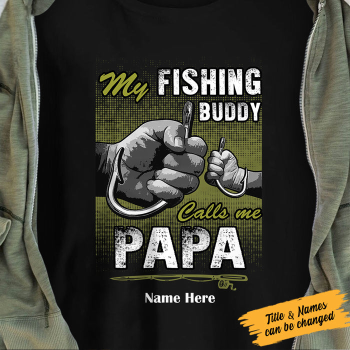 Personalized Dad Grandpa Fishing T Shirt MY141 26O53 Name Custom Presents Personalized Christmas Gifts by Famvibe