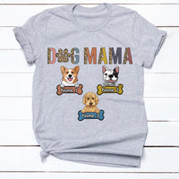Personalized Dog Mom Leopard T Shirt MY122 95O34 thumb 1