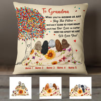 Personalized Grandma Mom Tree Pillow MR21 30O57 (Insert Included) thumb 1