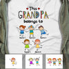 Personalized Grandpa Belongs To T Shirt FB223 81O34 1