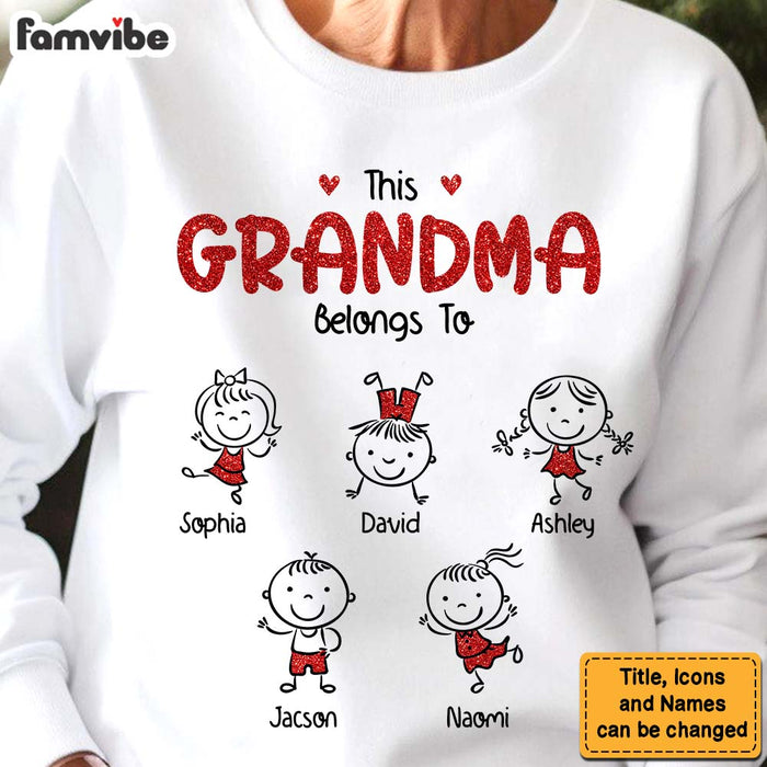Personalized This Grandma Belongs To Shirt - Hoodie - Sweatshirt 30553 1