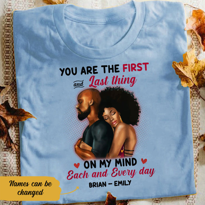 Personalized BWA Couple T Shirt AG122 73O58 1