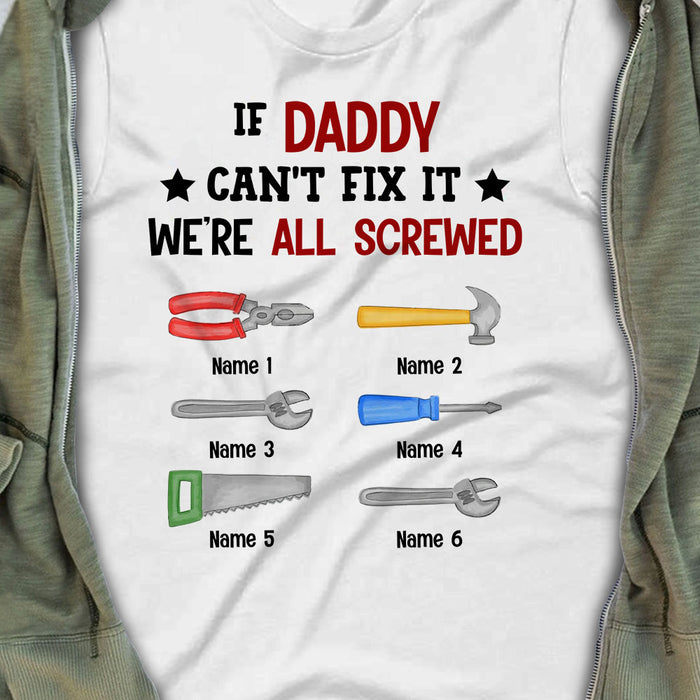 Personalized Dad Grandpa T Shirt MY143 30O58 1