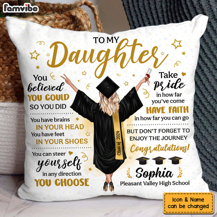 Personalized Gift For Graduation You Believed You Could So You Did Pillow 32342 1
